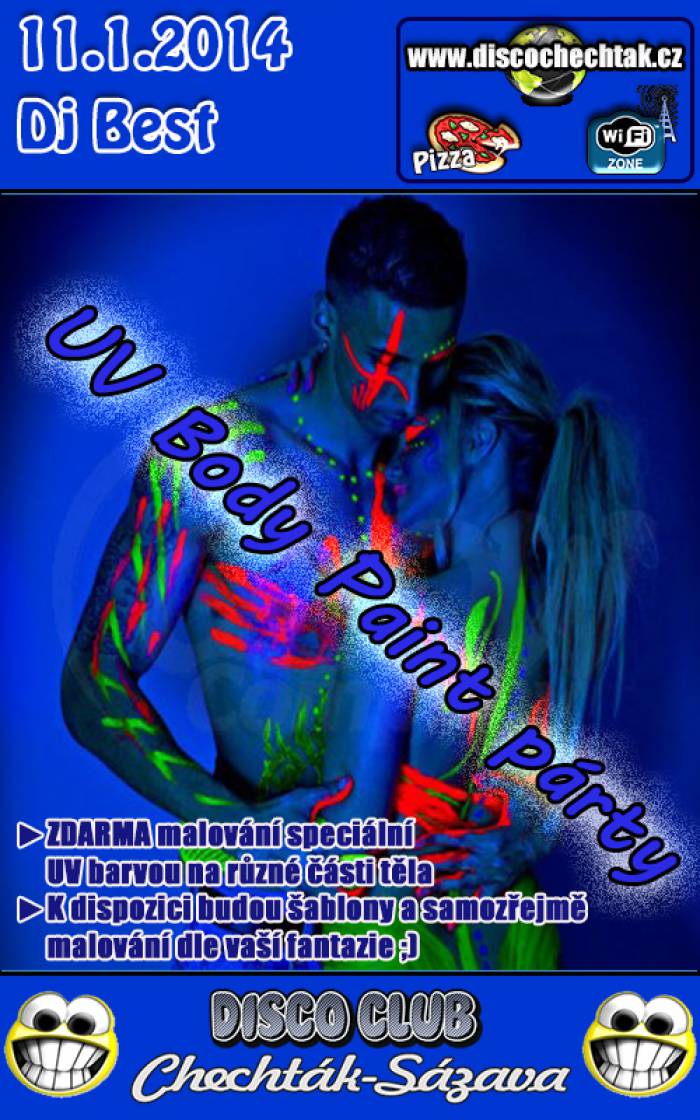 11.01.2014 - UV Body Paint Párty - Dj Best