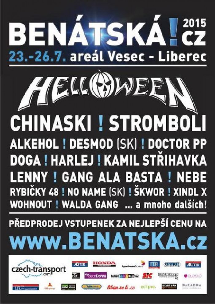 23.07.2015 - FESTIVAL BENÁTSKÁ  2015 - Liberec