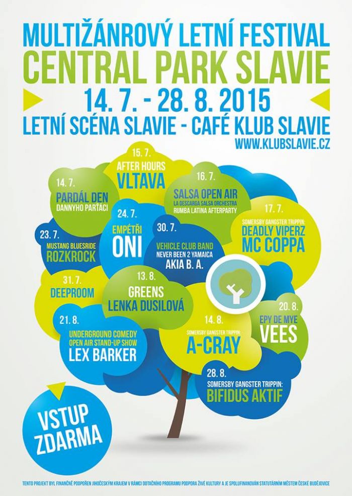 14.07.2015 - FESTIVAL  Central Park Slavie - České Budějovice