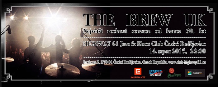 14.08.2015 - The Brew UK (UK, blues-rock) - České Budějovice