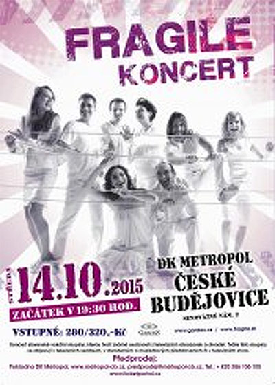 14.10.2015 - FRAGILE CZ TOUR 2015 -  České Budějovice