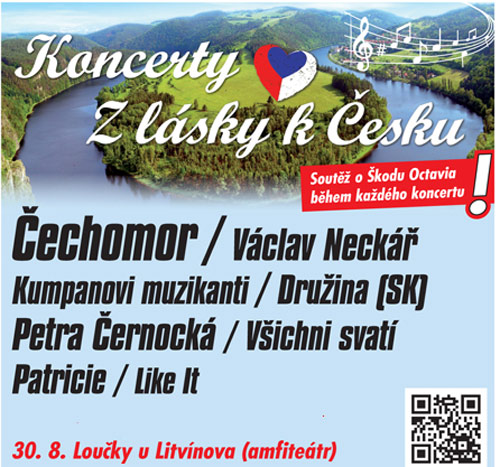 30.08.2015 -  Koncert  Z LÁSKY K ČESKU - Litvínov