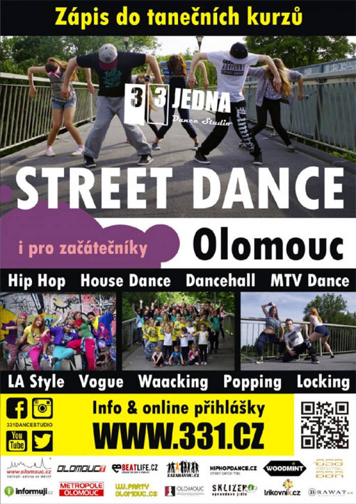 14.09.2015 - Taneční kurzy street dance v Olomouci 2015/2016 