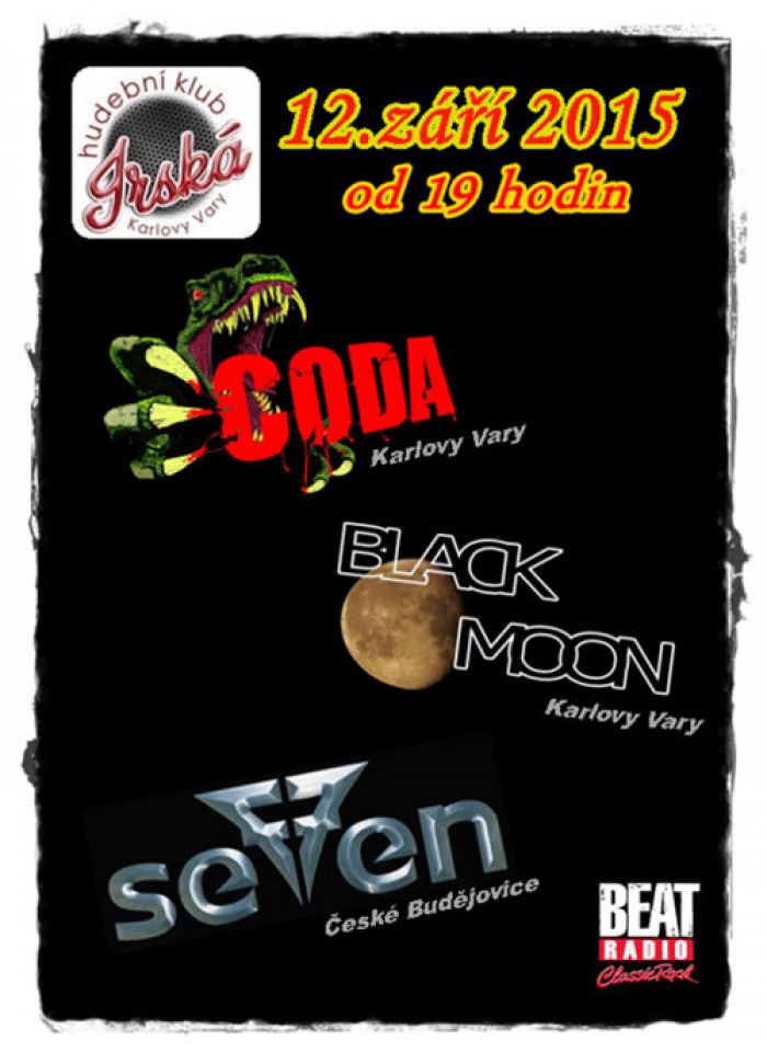 12.09.2015 - Coda & Seven & Black Moon - narozeninová párty  /  Karlovy Vary