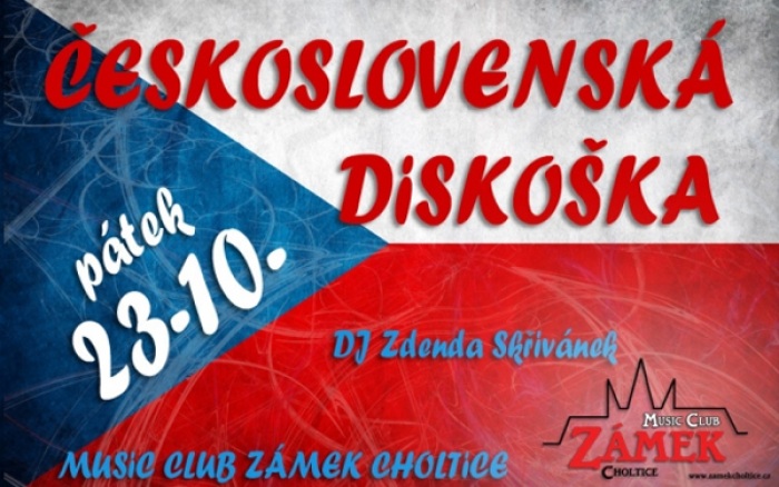 23.10.2015 - Československá diskoška - Music club Zámek Choltice