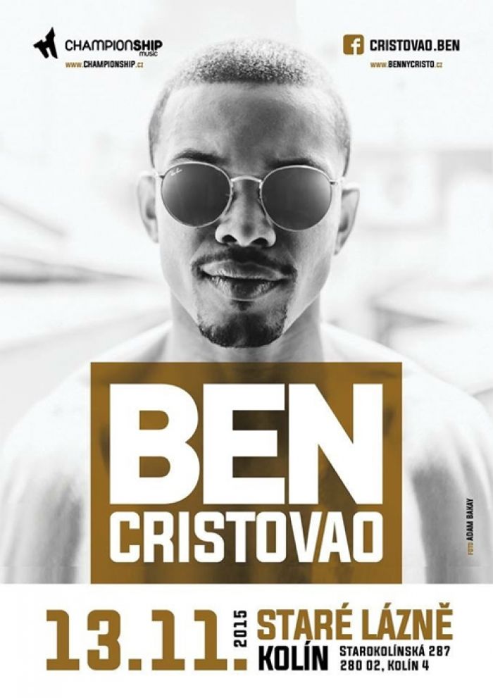 13.11.2015 - Ben Cristovao - Live tour 2015 / Kolín