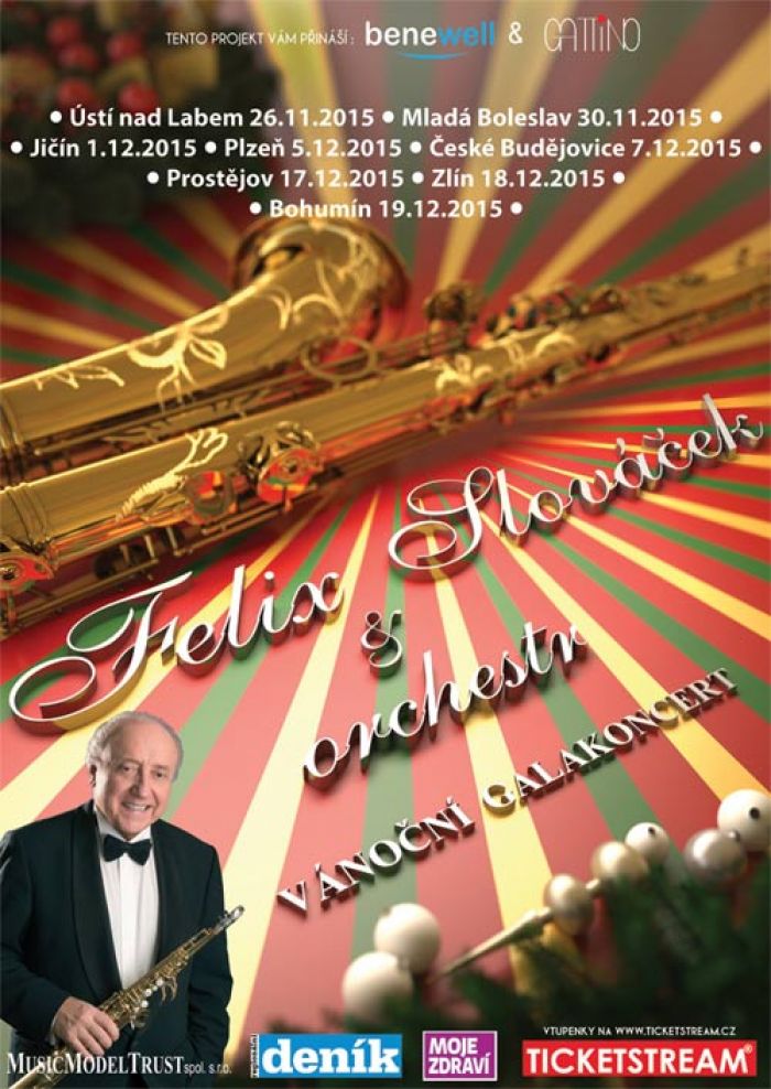 26.11.2015 - Felix Slováček a orchestr - Ústí nad Labem 
