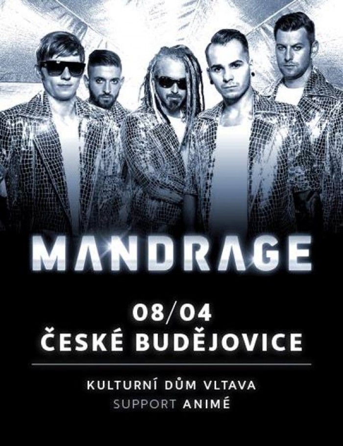 08.04.2016 - MANDRAGE - Všechny kočky tour 2016  -  České Budějovice
