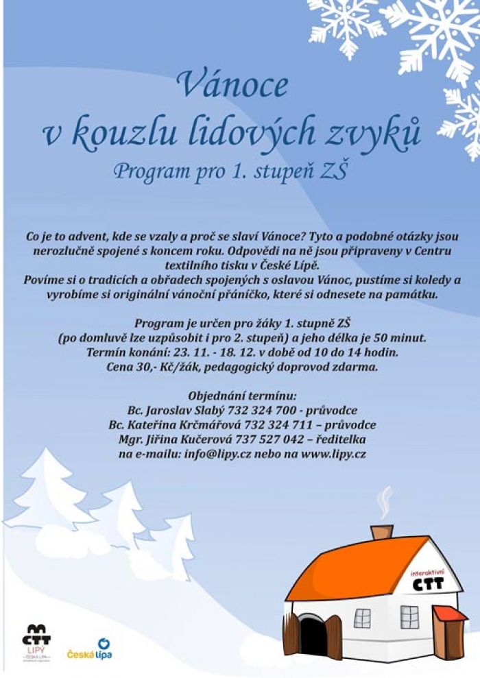 23.11.2015 - Vánoce v kouzlu lidových zvyků - Česká Lípa
