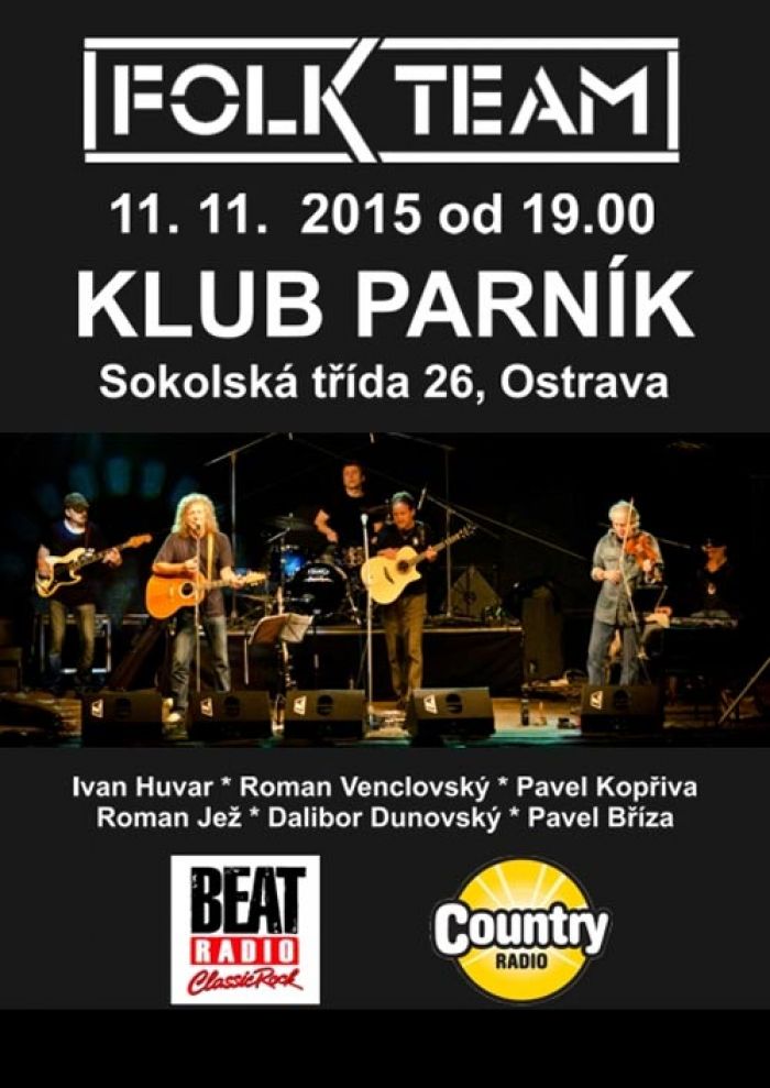 11.11.2015 - FOLK TEAM - Koncert / Ostrava