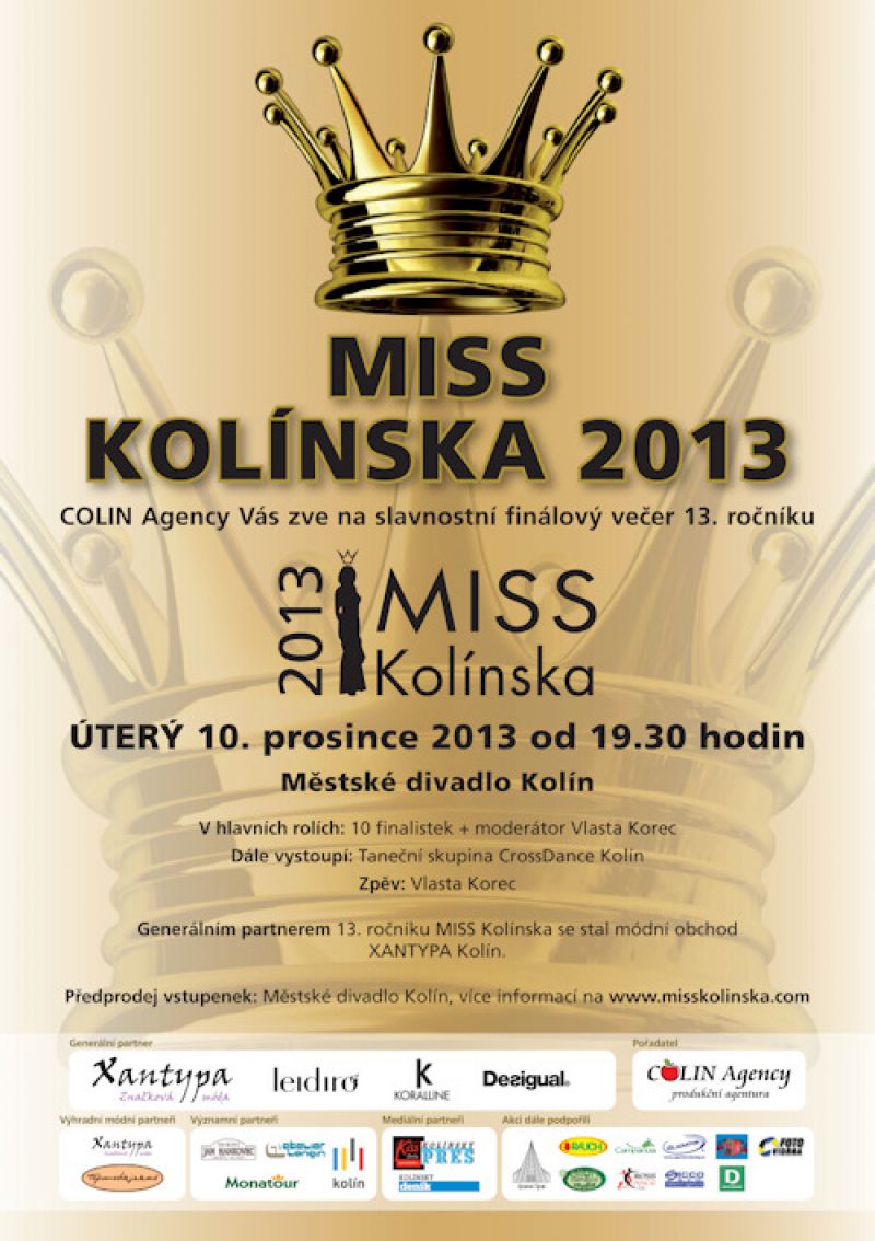 10.12.2013 - 13. ročník MISS Kolínska