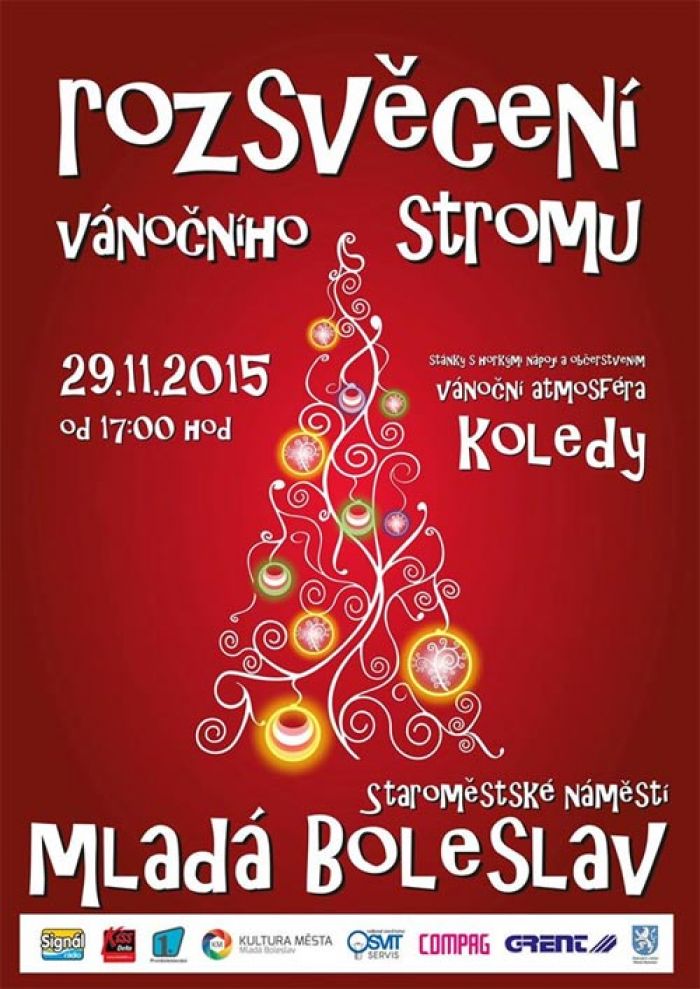 29.11.2015 - Rozsvěcení vánočního stromu - Mladá Boleslav