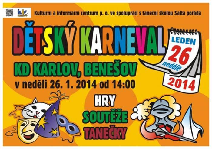 26.01.2014 - Dětský maškarní karneval - Benešov