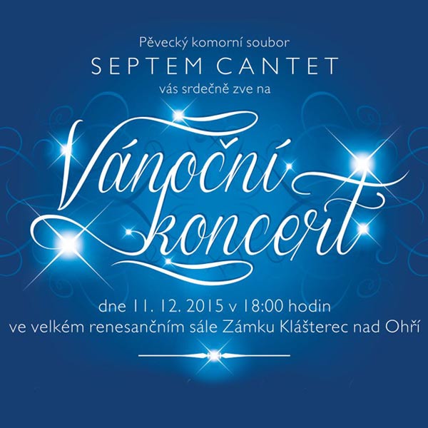 11.12.2015 - Vánoční koncert - Klášterec nad Ohří