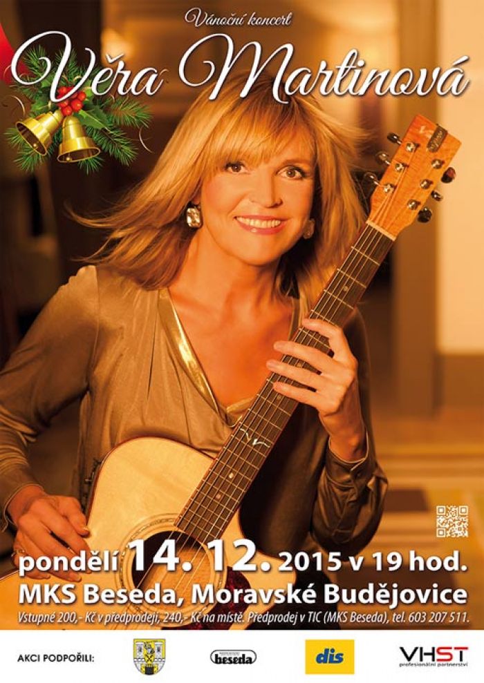 14.12.2015 - Věra Martinová -  Vánoční koncert / Moravské Budějovice