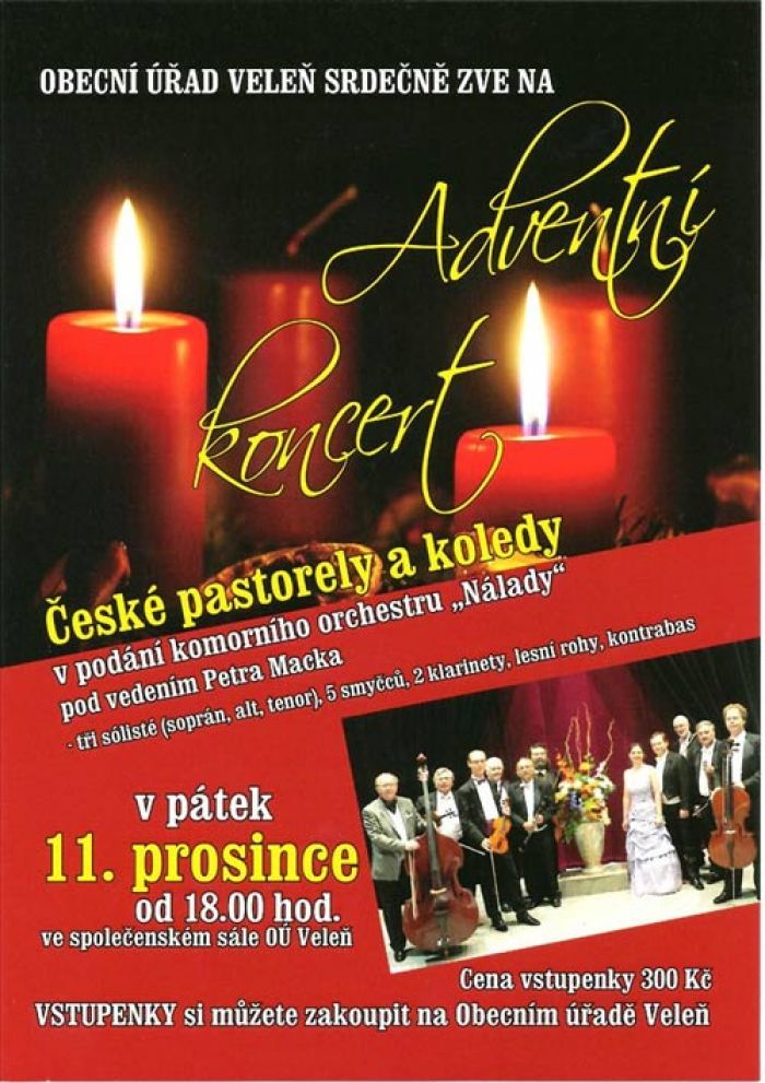 11.12.2015 - Adventní koncert - Veleň