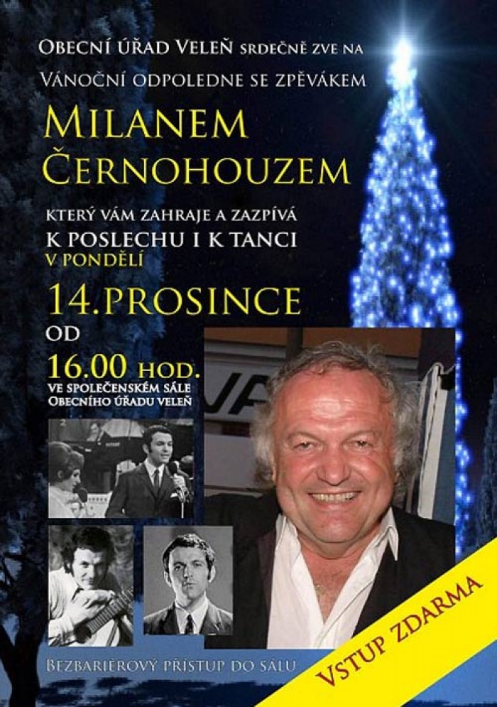 14.12.2015 - Předvánoční odpoledne s Milanem Černohouzem - Veleň