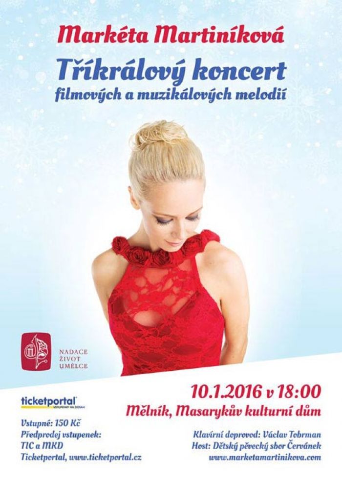 10.01.2016 - M. Martiníková - Vánoční koncert / Mělník