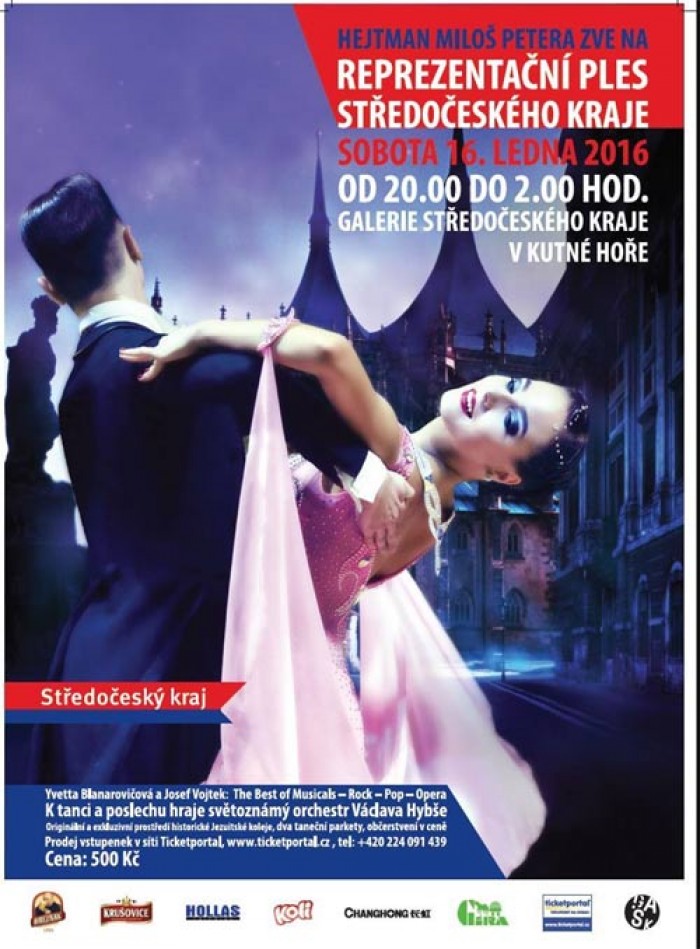 16.01.2016 - Reprezentační ples Středočeského kraje 2016 - Kutná Hora
