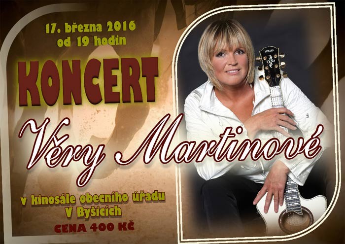 17.03.2016 - Koncert Věry Martinové - Byšice