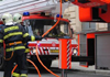 Požár velkoskladu v Činěvsi na Nymbursku se škodou deset milionů