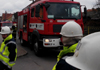 Zvláštní poplachový stupeň při požáru obchodního domu v Benešově
